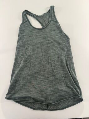 lululemon athletica Gray Heather Racerback Tank